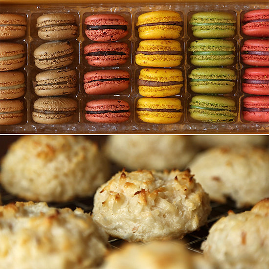ABOVE are MACARONS. BELOW are MACAROONS. | Photo by Popsugar.